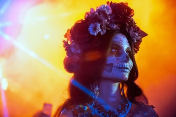 Otra imagen del maquillaje de