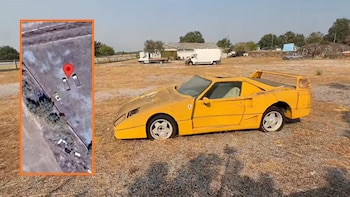 Encuentra dos Ferrari abandonados gracias a Google Maps y decide ir a verlos: la travesía de 700 kilómetros por una pista pixelada