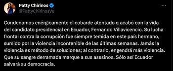 Cuenta de Twitter (X) de