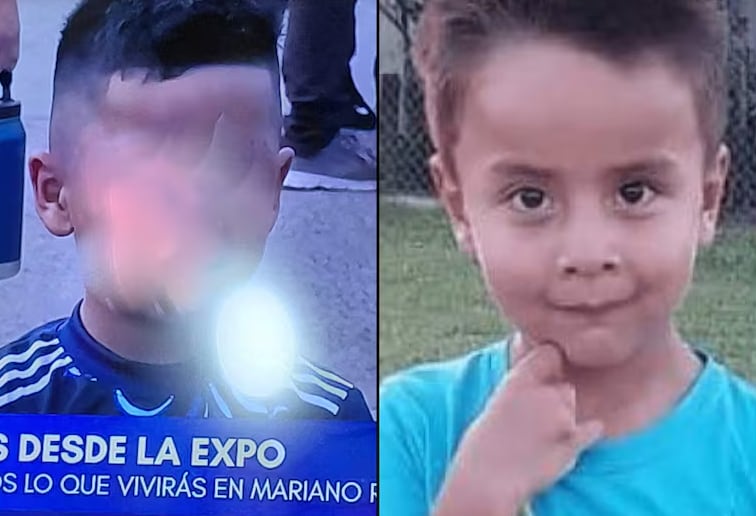 El niño entrevistado por la TV paraguaya es argentino y llevaba puesta una remera de la Selección