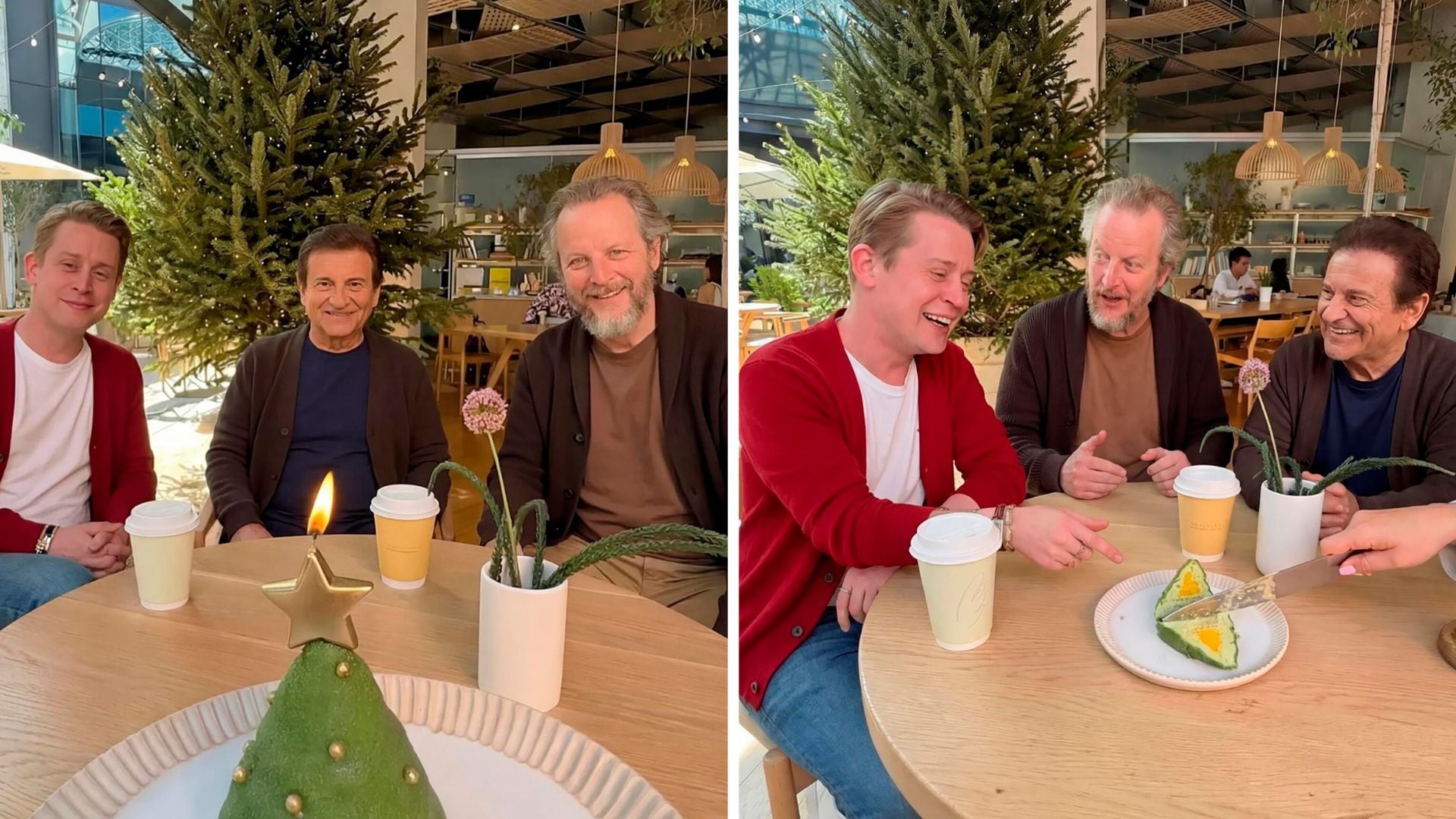 Las pesquisas y dudas surgieron rápidamente, lo que llevó al desenmascaramiento del montaje digital sobre la reunión del elenco (captura de Instagram)