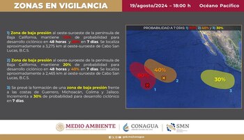 El SMN vigila dos zonas
