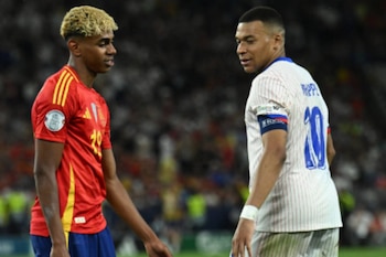 Lamine Yamal y Kylian Mbappé: duelo de herederos.