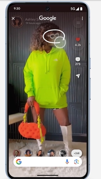 "Circle to Search" y otras funciones avanzadas ahora accesibles en modelos Samsung más asequibles. (Google)