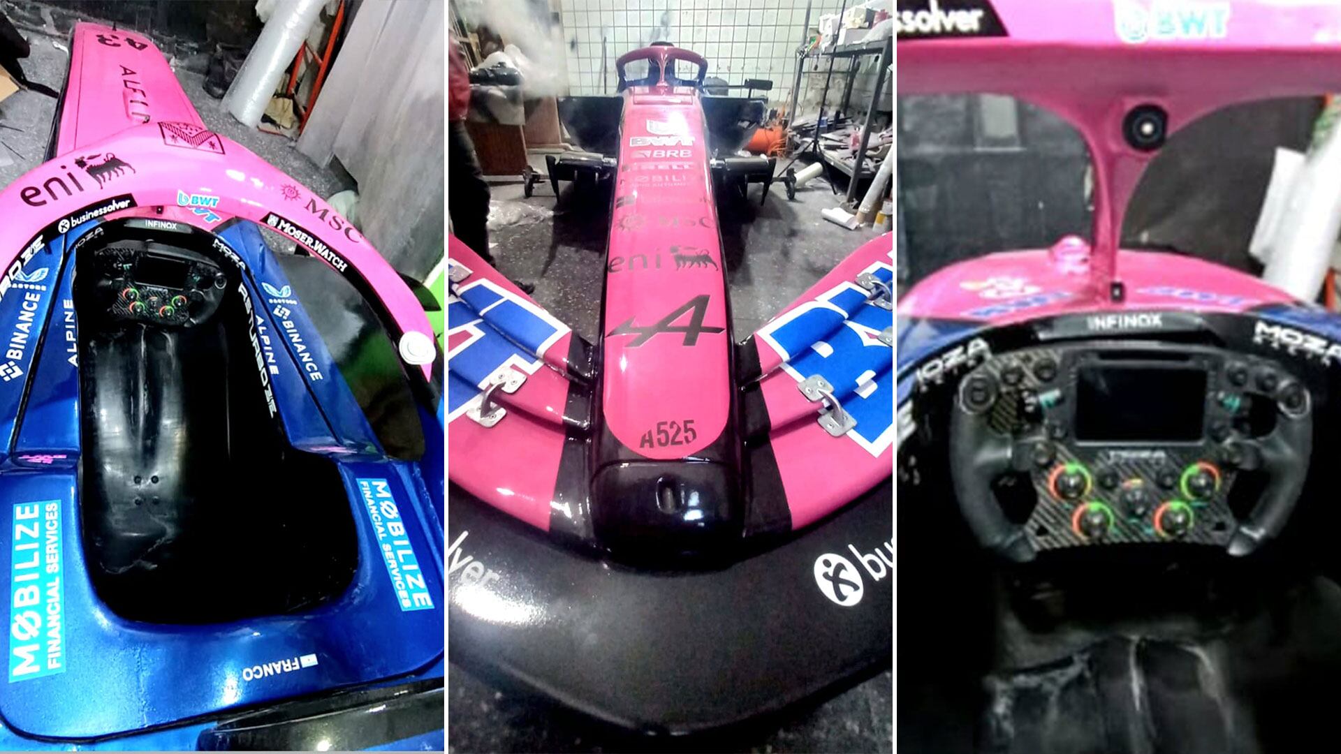 El simulador del Alpine A525 de Franco Colapinto que los fanáticos podrán probar en Autoclásica