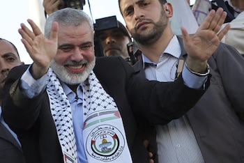 Ismail Haniyeh, líder de la organización terrorista Hamas.