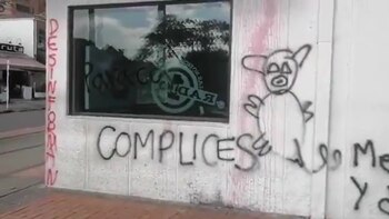 Video | Manifestantes vandalizaron el