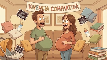 El síndrome de Couvade afecta a futuros padres durante el embarazo