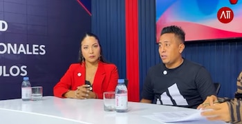 Christian Cueva consigue rectificación de Macarena Gastaldo tras polémicas declaraciones en televisión. Captura: Antena TV.