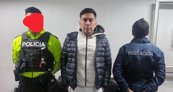 El ex juez Christian Quito Carpio, detenido por intentar huir a Colombia. (John Reimberg)