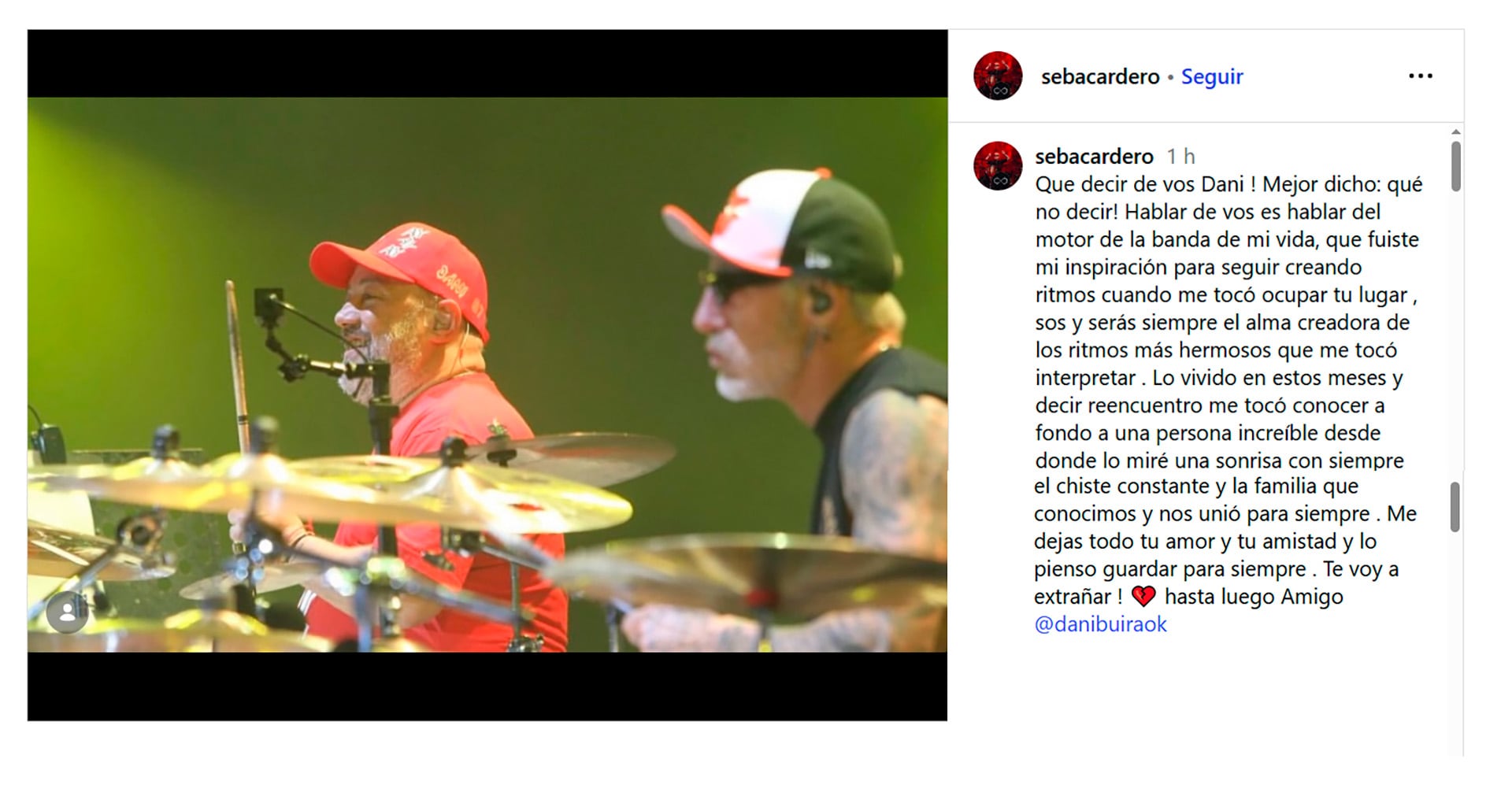 Cumbre de bateristas piojosos: Dani Buira y Roger Cardero