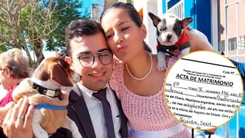 Cecilia Strzyzowksi y César Sena