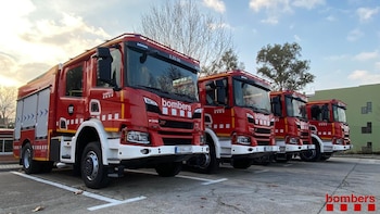 Confinado el municipio de Sant Quirze Safaja (Barcelona) por el incendio forestal