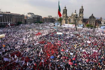 ARCHIVO - Simpatizantes de la