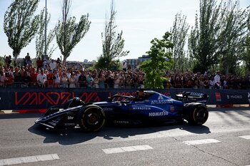 Williams' Carlos Sainz Jr. takes