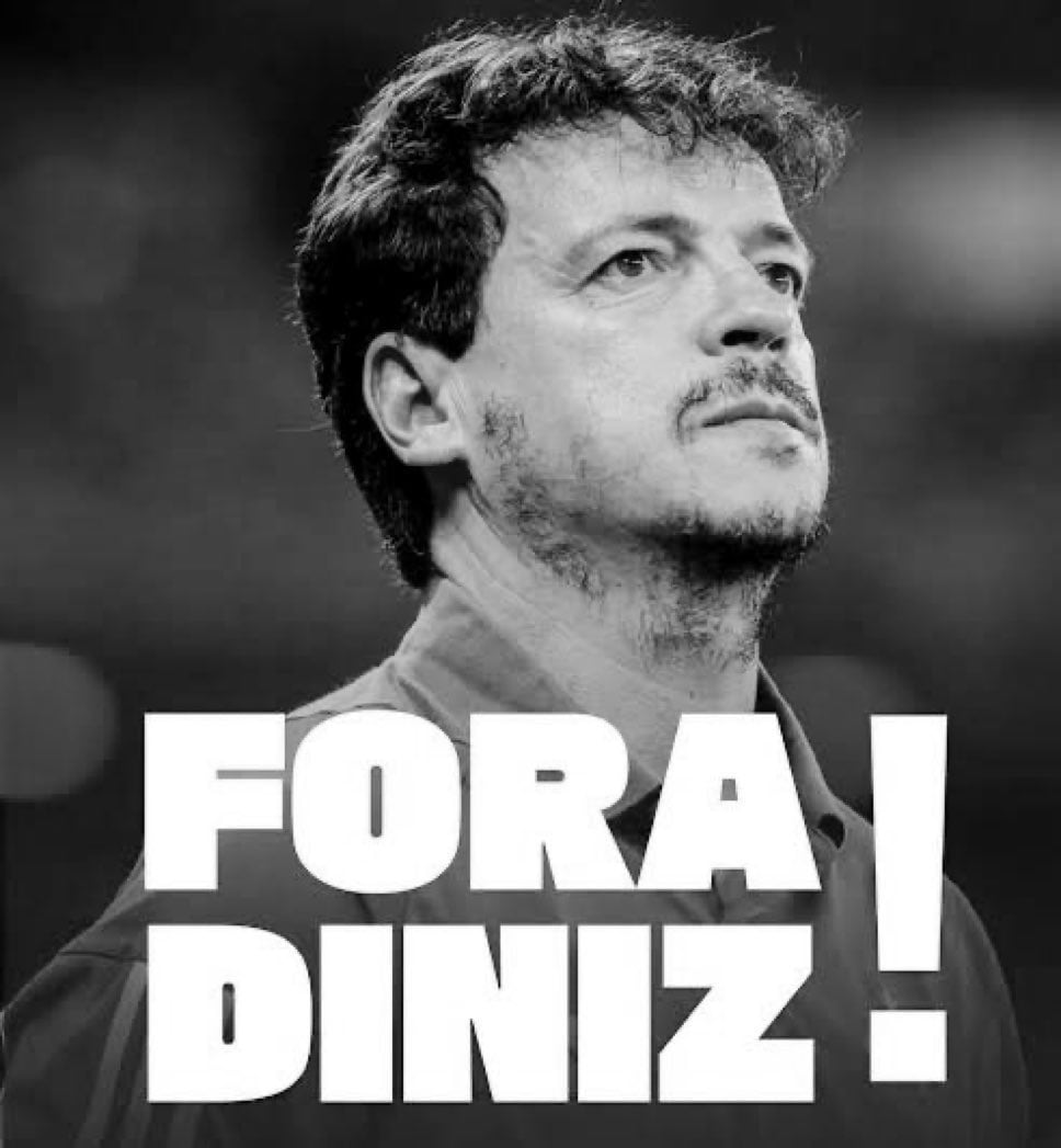 Los hinchas del Vasco ya muestran su descontento en contra de Fernando Diniz tras los malos resultados - crédito red social de X