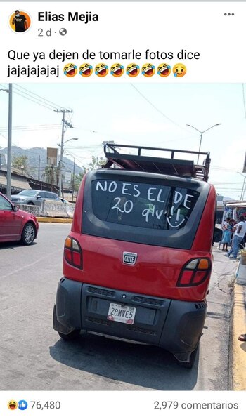 La imagen se viralizó por