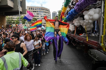 Otras de las movilizaciones corresponderán a las marchas de las poblaciones sexualmente diversas - crédito Nathalia Angarita/Reuters