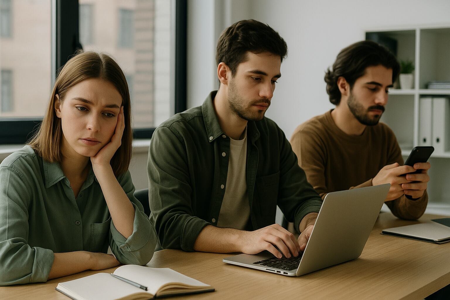 La sensación de invisibilidad en el trabajo afecta la autoestima y la salud mental de muchas personas (Imagen Ilustrativa Infobae)