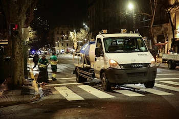 Marcha Congreso - Ley de Tierras - 6 de agosto - Incidentes - Destrozos