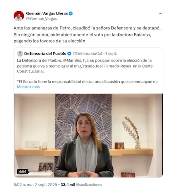 Germán Vargas Lleras recordó que