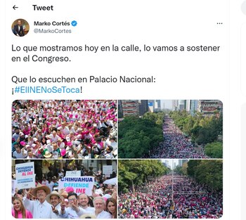 La marcha en defensa del