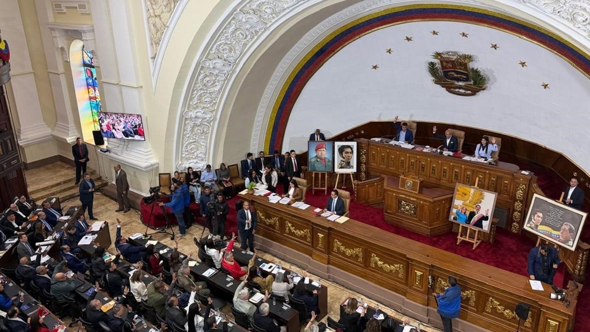 El Parlamento de Venezuela, liderado por Jorge Rodríguez (Europa Press)