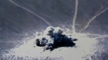 El momento del impacto de