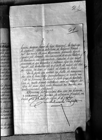 Documentos letra de Emiliano Zapata - Cartas