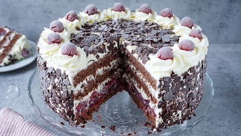 Receta de selva negra helada, rápida y fácil