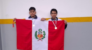 Kevin Pomasoncco y Angel Cuya