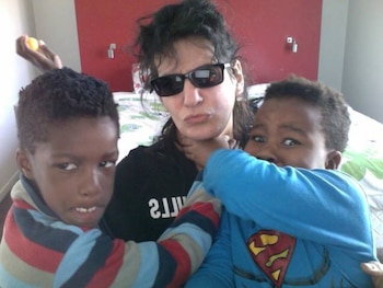 Paulina Karadagian en una antigua