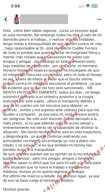 Norma había denunciado amenazas en