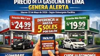 Precio del GNV, GLP, Diesel y gasolina en Perú para hoy, viernes 22 de mayo de 2026