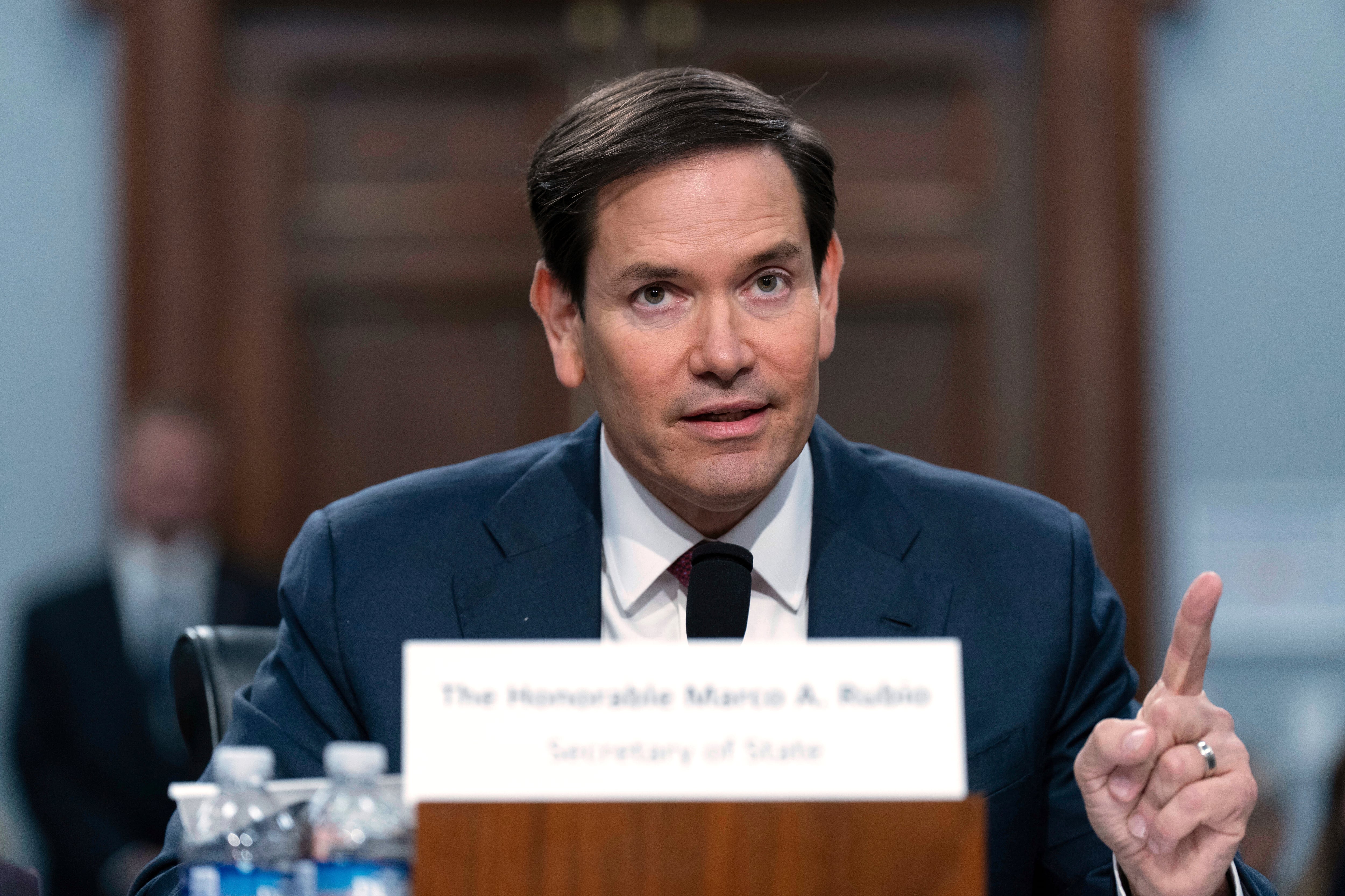 El secretario de Estado estadounidense, Marco Rubio (AP Foto/Jose Luis Magana)