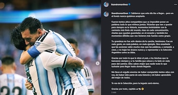 El mensaje de Lisandro Martínez