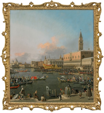 La pintura 'Venecia, el Bucintoro