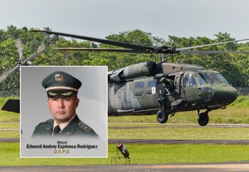 Familiares del mayor Edward Andrey