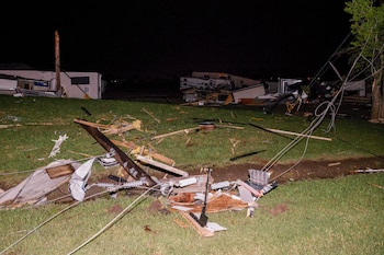 En Arkansas, las tormentas provocaron