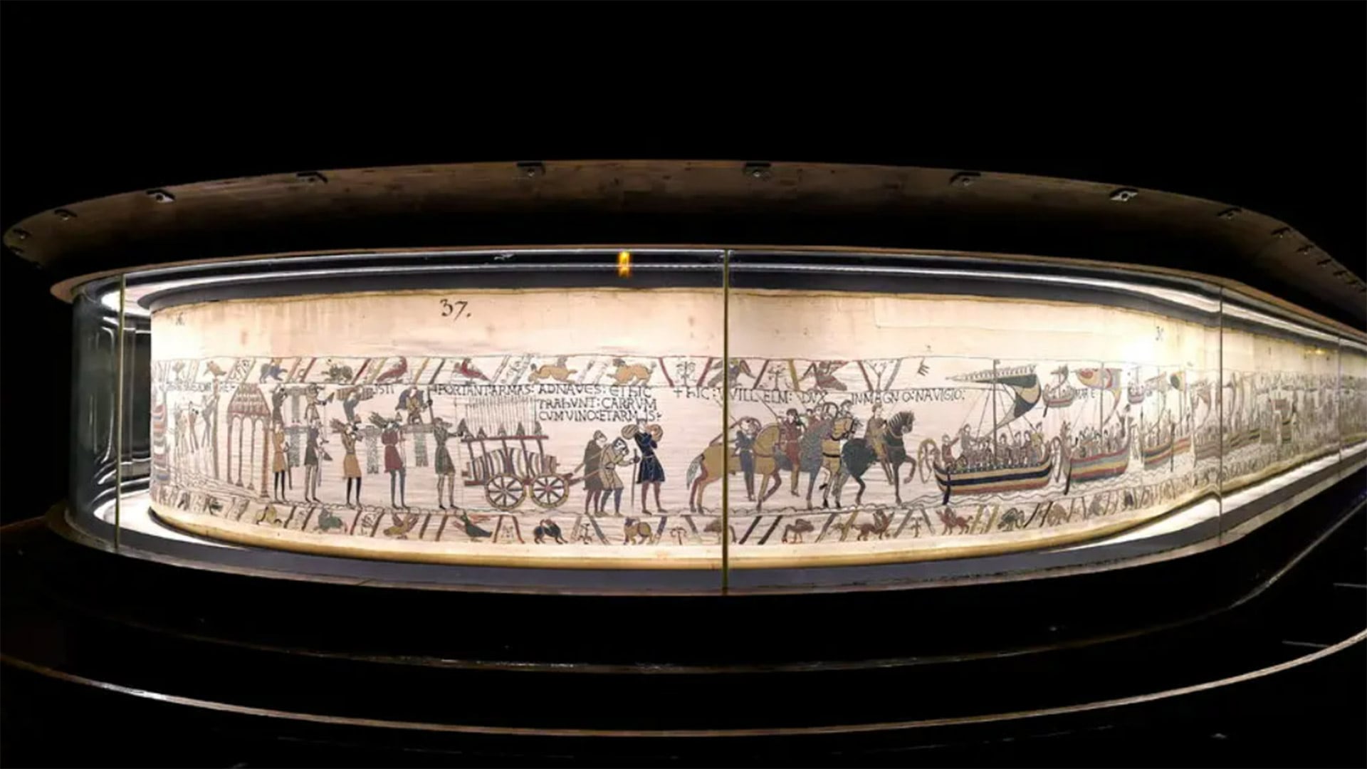El préstamo del tapiz de Bayeux al Museo Británico marcó la primera salida de Francia de la obra en más de 900 años