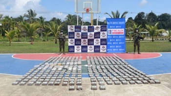 About 3.4 tons of cocaine,