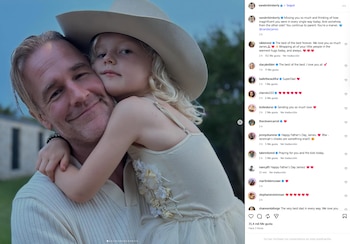 Kimberly Van Der Beek recuerda a su esposo en el primer Día del Padre