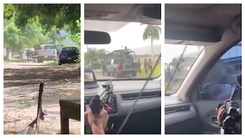 Narcoguerra en Sinaloa: un muerto en enfrentamiento, mientras sicarios ostentan armas frente a la GN l Videos