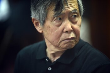 El expresidente peruano Alberto Fujimori