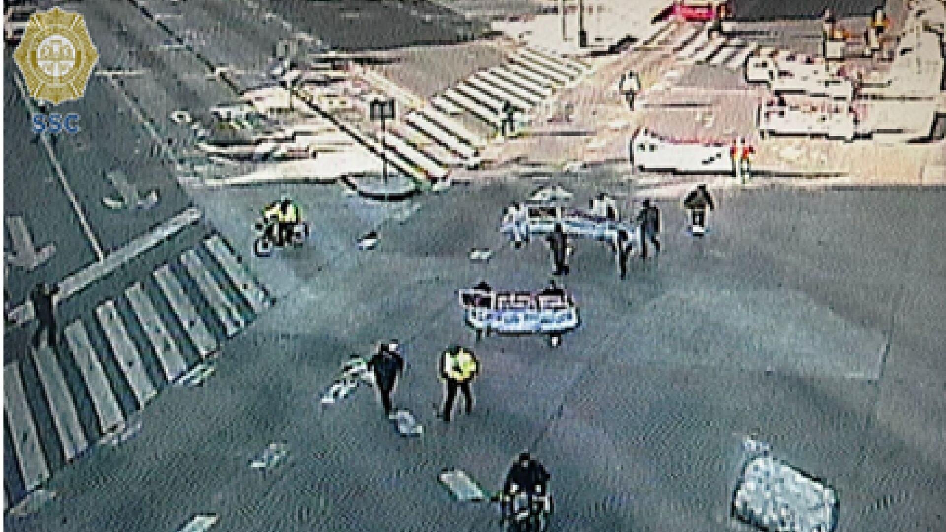 Manifestantes avenida Reforma @OVIALCDMX