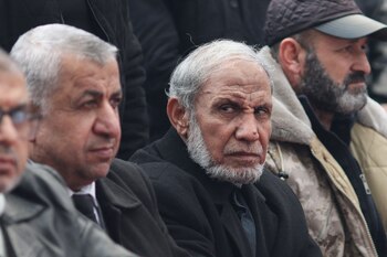 Mahmoud al-Zahar (REUTERS/Mohammed Salem)