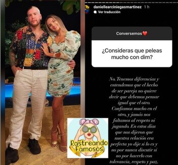 Historias de Instagram de Danielle