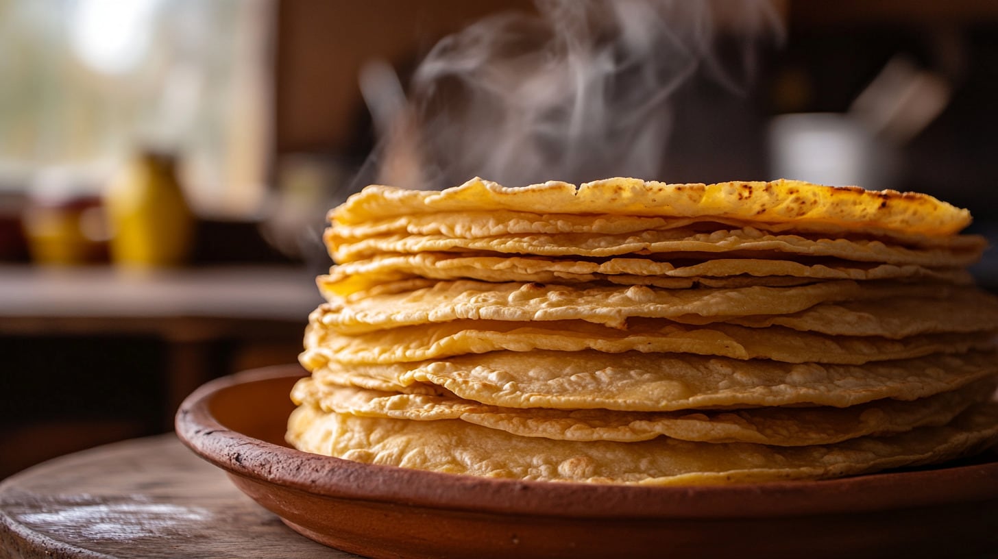 Un kilo de tortillas de maíz recién hechas, alimento esencial en la gastronomía mexicana y base de muchas recetas. – (Imagen Ilustrativa Infobae)