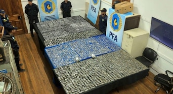 La droga que fue incautada durante el operativo múltiple (Gentileza: Rosario3)