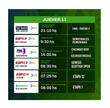 Agenda deportiva